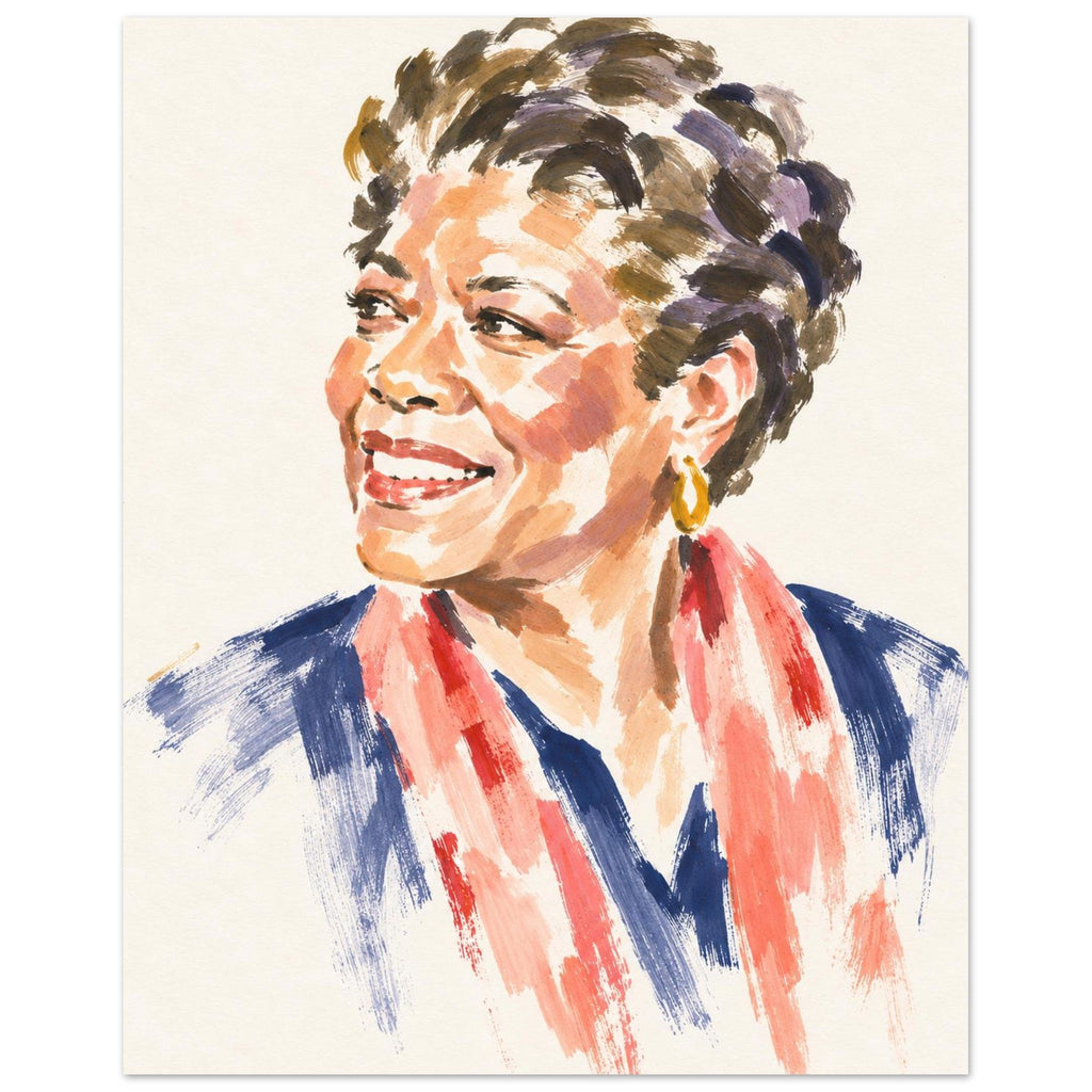 Maya Angelou — 8 × 10 inch unframed fine art portrait print, Gelato product preview