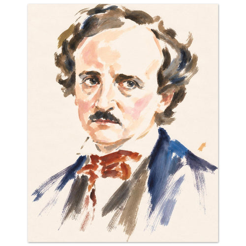 Edgar Allan Poe — 8 × 10 inch unframed fine art portrait print, Gelato product preview