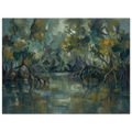 Mangrove Stillwater, a painterly Florida mangrove landscape art print