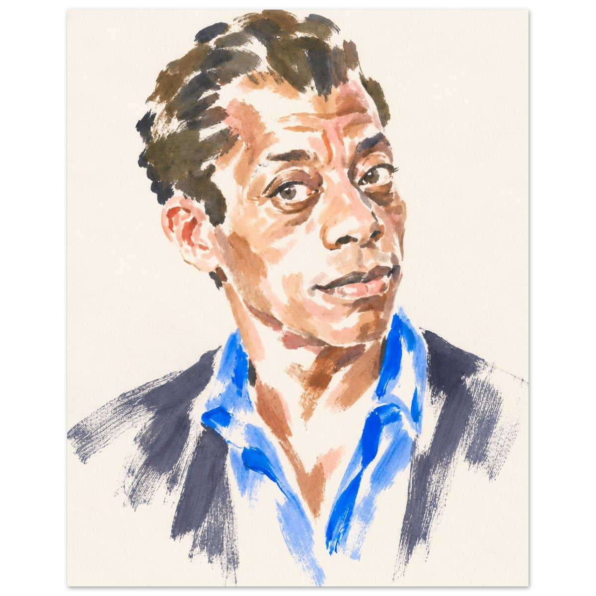 James Baldwin — 8 × 10 inch unframed fine art portrait print, Gelato product preview