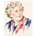 Agatha Christie — 8 × 10 inch unframed fine art portrait print, Gelato product preview