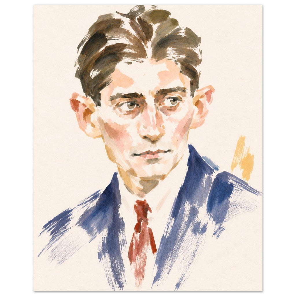 Franz Kafka — 8 × 10 inch unframed fine art portrait print, Gelato product preview