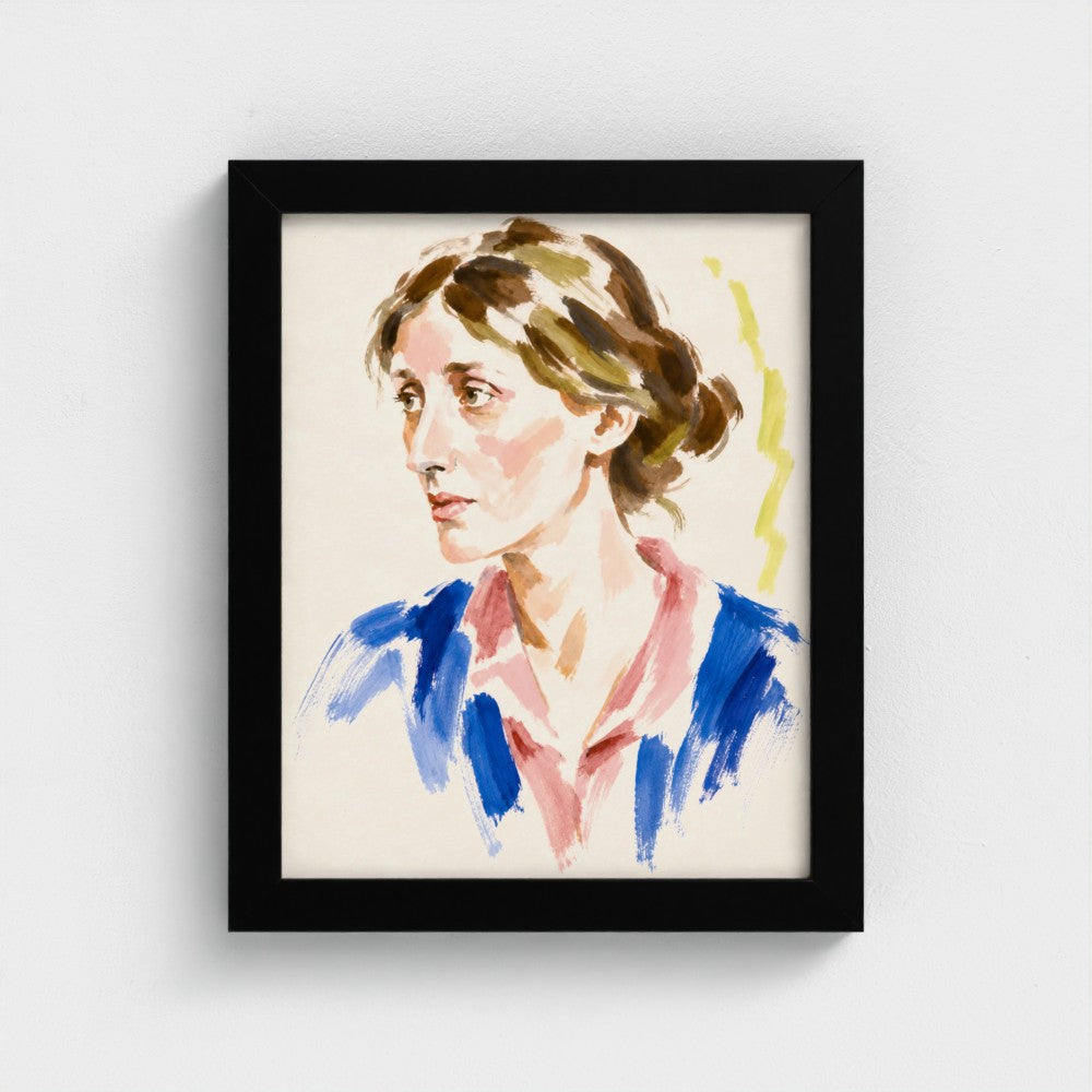 Virginia Woolf — 8 × 10 inch portrait in a Black classic frame, Prodigi product preview