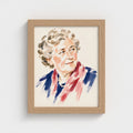 Agatha Christie — 8 × 10 inch portrait in a Natural classic frame, Prodigi product preview