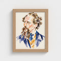 Charles Dickens — 8 × 10 inch portrait in a Natural classic frame, Prodigi product preview