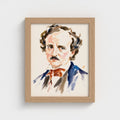 Edgar Allan Poe — 8 × 10 inch portrait in a Natural classic frame, Prodigi product preview