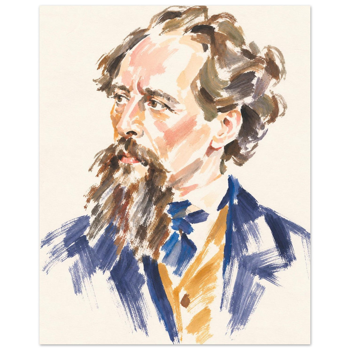 Charles Dickens — 8 × 10 inch unframed fine art portrait print, Gelato product preview
