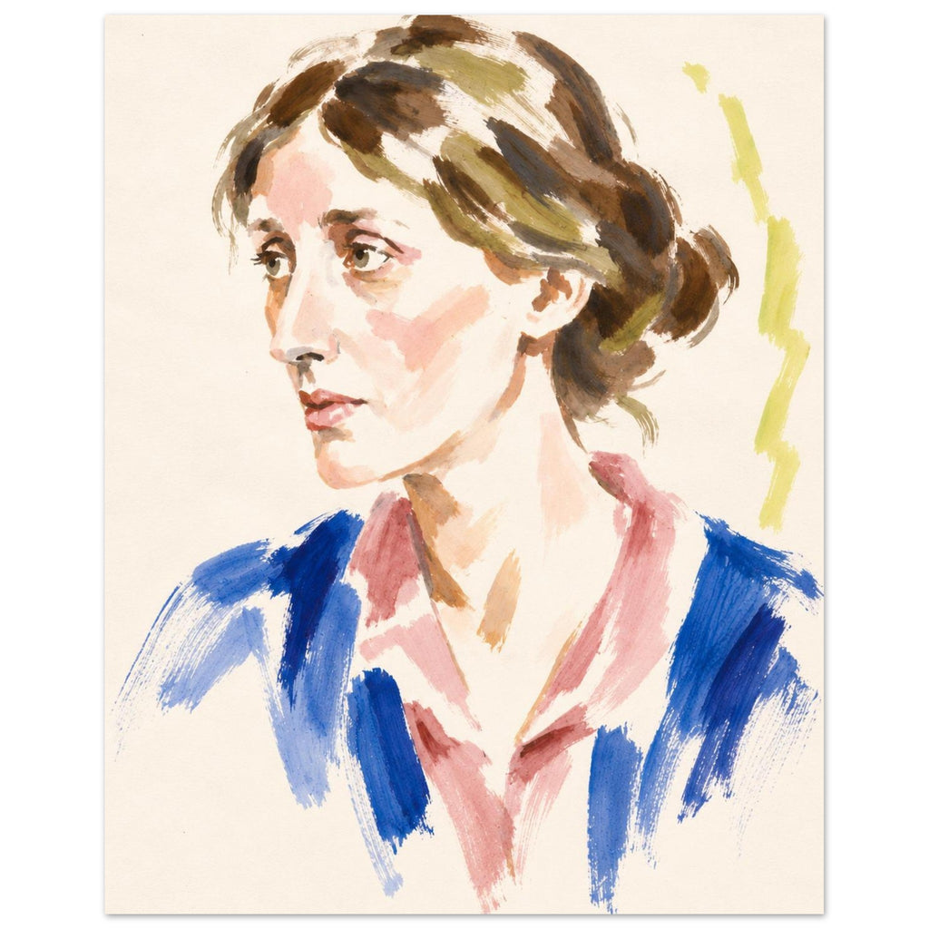Virginia Woolf — 8 × 10 inch unframed fine art portrait print, Gelato product preview