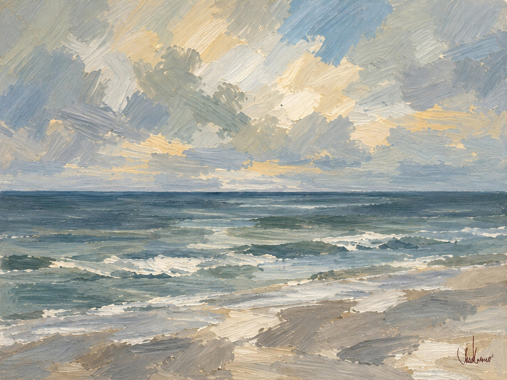Gulf Horizon artwork for the large framed edition; frame not shown.
